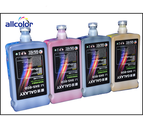 Vivid Color DX5 Eco Solvent Ink , Anti UV Eco Solvent Based Printing Inks