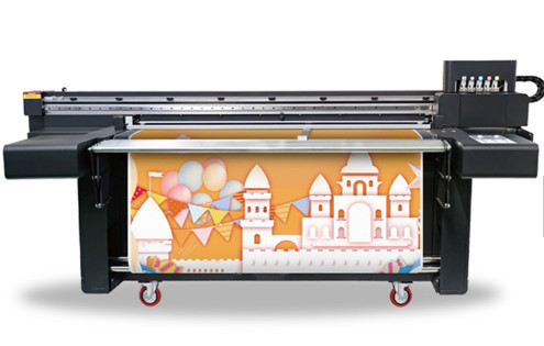 High Efficiency UV Hybrid Printer , All In One Large Format Inkjet Printer