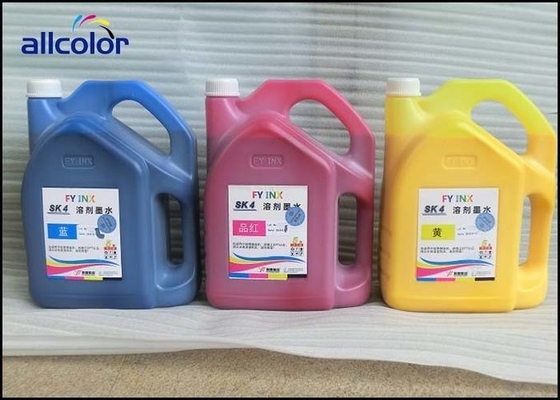Waterproof Challenger Sk4 Solvent Ink , Digital Print Ink Strong Compatibility