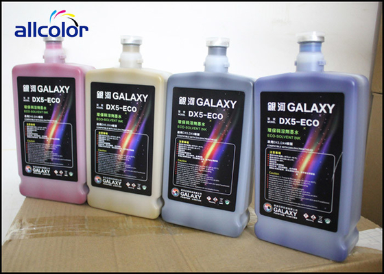 Climate Resistant CMYK Eco Solvent Based Ink Epson DX5 Printhead Compatible