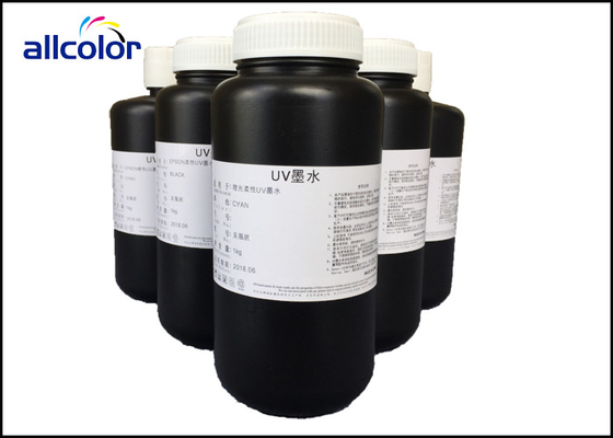 Magnetic CMYK UV Printer Ink , Epson DX5 DX7 Print Head UV Curable Ink