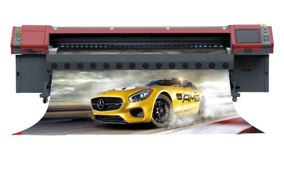 Reliable Konica Solvent Printer For Cloth / Light Box Cloth / Coil Material