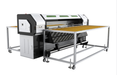 Roll To Roll UV Hybrid Printer , DX5 Head UV Flatbed Printing Machine