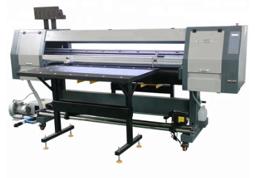 1.8m UV Hybrid Flatbed Digital Printing Machine For Rigid Board / Vinyl Printing