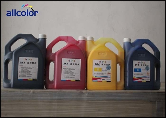 C M Y K Color Seiko Solvent Ink With Effective And Reactive Particle